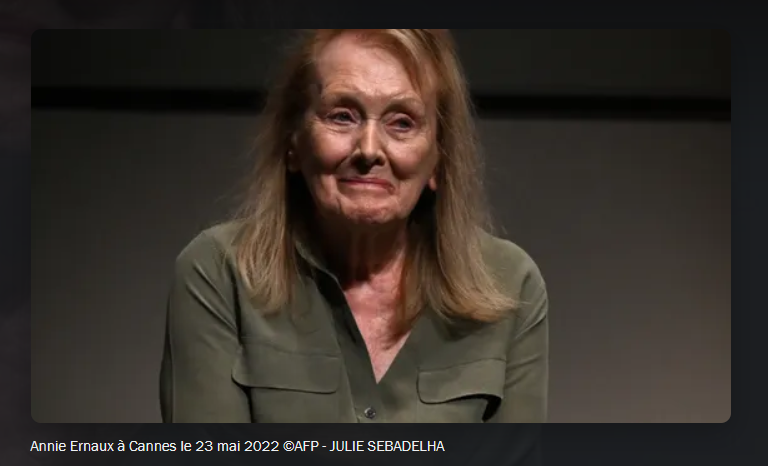 Annie Ernaux : première Française à recevoir le prix Nobel de littérature