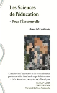 La recherche d’autonomie et de reconnaissance professionnelles dans les champs de l’éducation et de la formation : exemples sociohistoriques