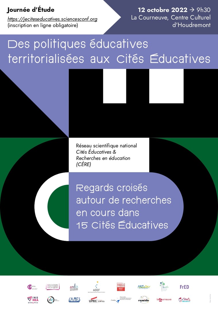 Des politiques éducatives territorialisées aux Cités Éducatives. Regards croisés autour de recherches en cours dans 15 cités éducatives.