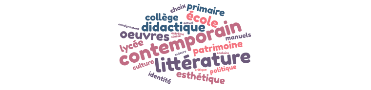 Faire cohabiter les vivants et les morts. Quels enjeux d’une ouverture de l’école et de l’université à la littérature contemporaine ?